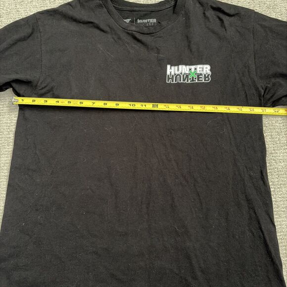 Rare Hypland x Hunter x Hunter Mens T-Shirt Black Size L chrollo gon killua - Picture 7 of 7
